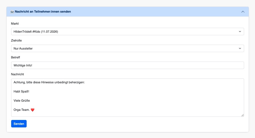 Screenshot Nachrichten